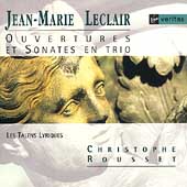 Le Clair: Overtures & Trio Sonatas / Les Talens Lyriques Le Clair: Overtures & Trio Sonatas / Les Talens Lyriques