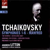 Tchaikovsky: Symphonies nos 1-6, Manfred etc / Andrew Litton, Bournemouth SO
