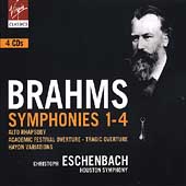 Brahms: Symphonies 1-4, etc / Escenbach, Houston SO