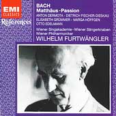 References - Bach: Matthaus-Passion - / Wilhelm Furtwangler