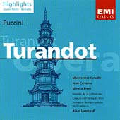 Puccini: Turandot - Highlights / Lombard, Caballe, Carreras et al