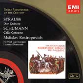 Strauss: Don Quixote;  Schumann / Rostropovich, et al