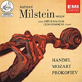 Handel, Mozart, Prokofiev: Violin Sonatas / Milstein, et al