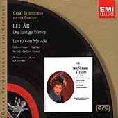 Lehar: Die Lustige Witwe - Merry Widow (1962) / Lovlo von Matacic(cond), Philharmonia Orchestra, Elisabeth Schwarzkopf(S), Nicolai Gedda(T), Eberhard Wachter(Br), etc
