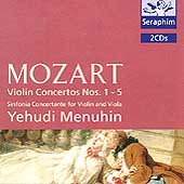 Mozart: Violin Concertos nos 1-5 / Menuhin, Barshai