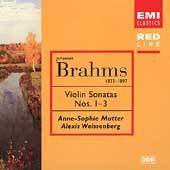 Brahms: Violin Sonatas no 1-3 / Mutter, Weissenberg Brahms: Violin Sonatas no 1-3 / Mutter, Weissenberg