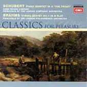 Schubert: Trout Quintet;  Brahms: Sextet / Lympany, et al