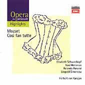 Mozart: Cosi fan tutte - Highlights / Karajan, et al