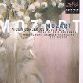 Mozart: Violin Concertos no 3 & 5 / Zimmermann, Faerber