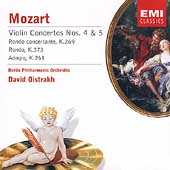 Mozart: Violin Concertos no 4 & 5, etc / Oistrakh, Berlin PO