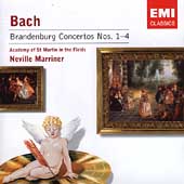 Bach: Brandenburg Concertos no 1-4 / Marriner,  ASMF