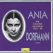 Ania Dorfmann - the Columbia recordings 1931-38