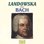 Landowska Plays Bach - Toccata in D, English Suite no 2,