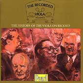 The Recorded Viola Vol II - The History of the Viola