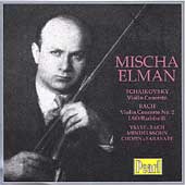 Mischa Elman -Tchaikovsky: Concerto for Violin;  Bach, et al