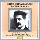 Artur Schnabel Plays Bach & Brahms