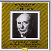Beethoven: Symphony no 9 / Weingartner, Vienna Philharmonic