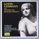 Lotte Lehmann Vol 2- Strauss, Wagner, Offenbach, Lehar, etc