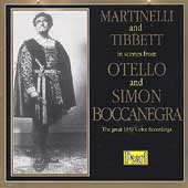 Martinelli & Tibbett scenes from Otello & Simon Boccanegra