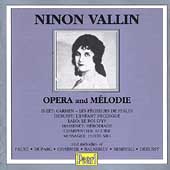 Ninon Vallin - Opera and Melodie