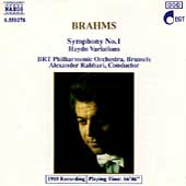 Brahms: Symphony No. 1/Haydn Variation