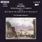 Spohr: String Quartets Vol 4 / New Budapest Quartet Spohr: String Quartets Vol 4 / New Budapest Quartet