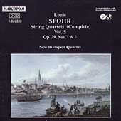 Spohr: String Quartets Vol 5 / New Budapest Quartet