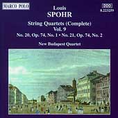Spohr: String Quartets Vol 9 / New Budapest Quartet