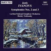 Ivanovs: Symphonies no 2 & 3 / Yablonsky, Latvian National SO