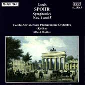 Spohr: Symphonies no 1 & 5 / Walter, Czecho-Slovak State PO