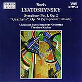 Lyatoshinsky: Symphony no 1, etc / Kuchar, Ukranian State SO