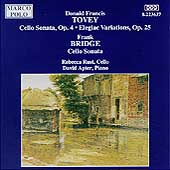 Tovey: Cello Sonata, etc;  Bridge: Cello Sonata, etc / Rust