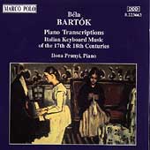 Bartok: Piano Transcriptions / Ilona Prunyi