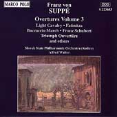 Suppe: Overtures Vol 3 / Walter, Slovak State PO