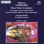 Gerhard: Complete Piano Music;  Homs: Sonata / Jordi Maso