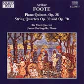 Foote: Piano Quintet, etc / Barbagallo, Da Vinci Quartet