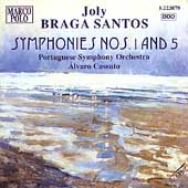 Braga Santos: Symphonies no 1 & 5 / Cassuto, Portuguese SO