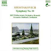 Shostakovich: Symphony no 10 / Rahbari, BRT Philharmonic