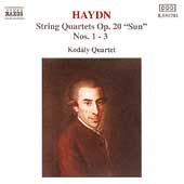 コダーイ・カルテット/Haydn： String Quartets, Op 20 Nos 1-3[8550701]