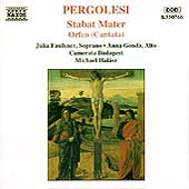 Pergolesi: Stabat Mater, Orfeo / Halasz, Faulkner, Gonda Pergolesi: Stabat Mater, Orfeo / Halasz, Faulkner, Gonda
