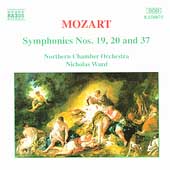 Mozart: Symphonies nos 19, 20 & 37 / Ward, Northern CO
