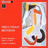 Bentzon: Piano Sonatas no 3, 5 & 9 / Rudolfo Llambias Bentzon: Piano Sonatas no 3, 5 & 9 / Rudolfo Llambias