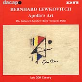 Late 20th Century - Lewkowitch: Apollo's Art / Dahl, et al Late 20th Century - Lewkowitch: Apollo's Art / Dahl, et al
