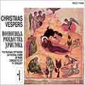 Christmas Vespers Christmas Vespers