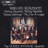 Schumann, Sibelius: String Quartets / Voces Intimae Quartet