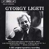 Ligeti: Continuum, Double Concerto etc / Nordwall, Howarth et al