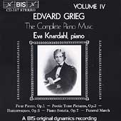 Grieg: Complete Piano Music Vol 4 / Eva Knardahl