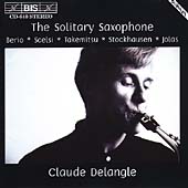 ɡɥ󥰥/The Solitary Saxophone / Claude Delangle[BIS640]