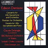Denisov: Concerto for Alto Saxophone, etc / Claude Delangle