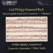 C.P.E. Bach: Complete Keyboard Concertos Vol 2 / Miklos Spanyi